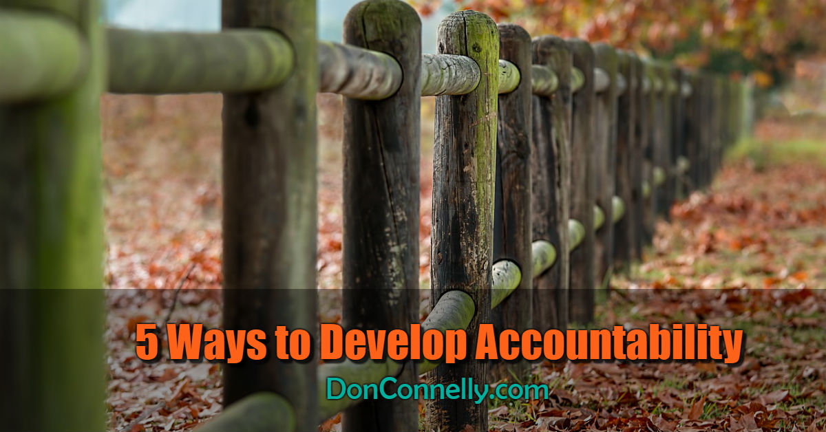 5 Ways to Develop Accountability