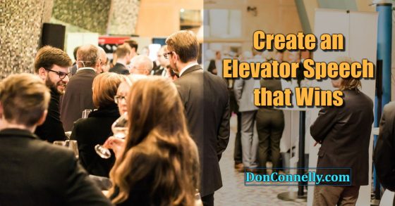 Create an Elevator Speech that Wins