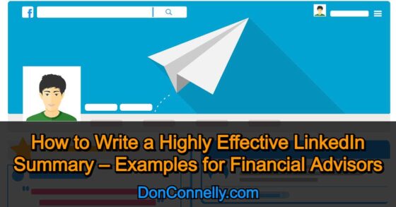 Financial Advisor LinkedIn Summary Examples & How to Write It