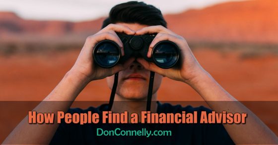 How People Find a Financial Advisor