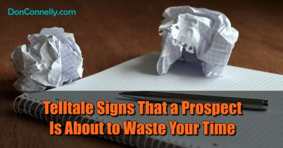 Telltale Signs That a Prospect Is About to Waste Your Time