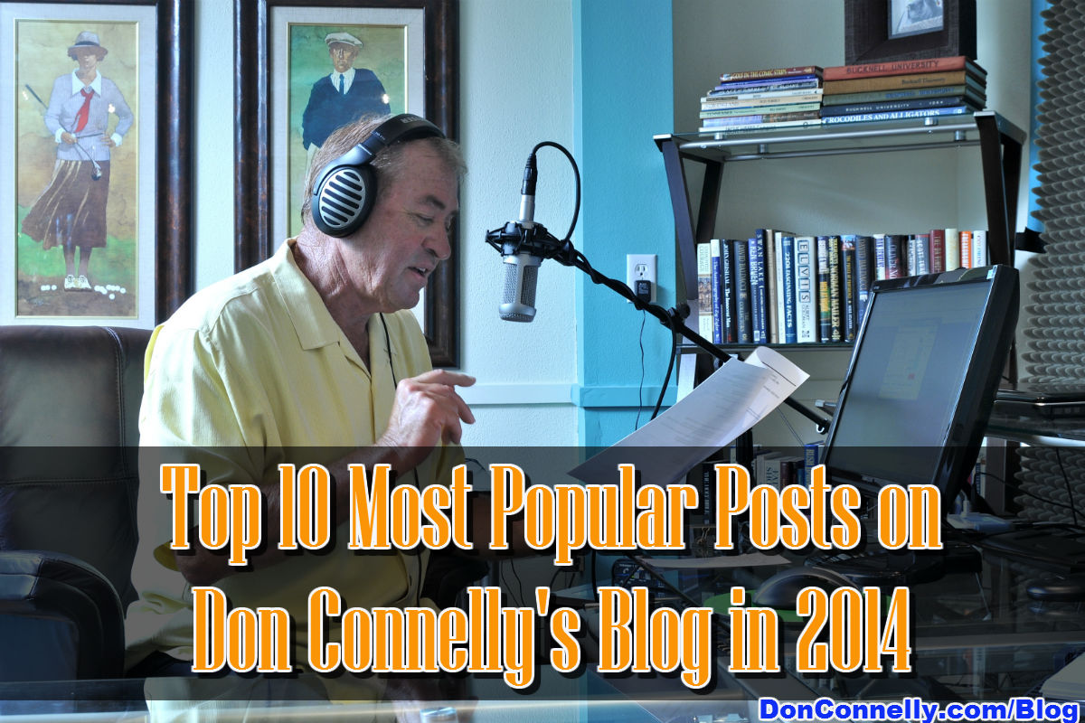 Top 10 Most Popular Posts on Don Connelly's Blog in 2014