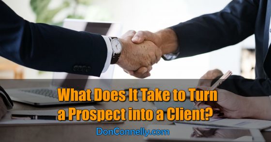 What Does It Take to Turn a Prospect into a Client